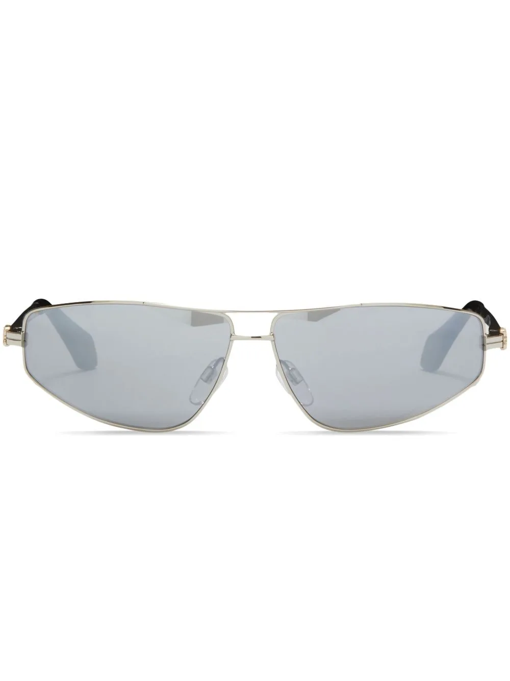 Clavey Rectangle-Frame Sunglasses by Palm Angels Eyewear