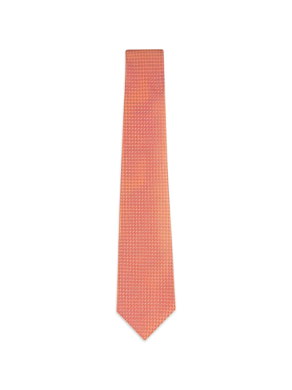 Geometric-Pattern Silk Tie by Kiton