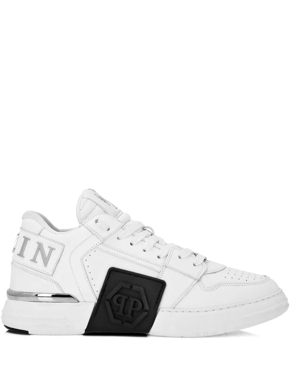 Phantom Kicks Logo-Embellished Panelled Sneakers by Philipp Plein