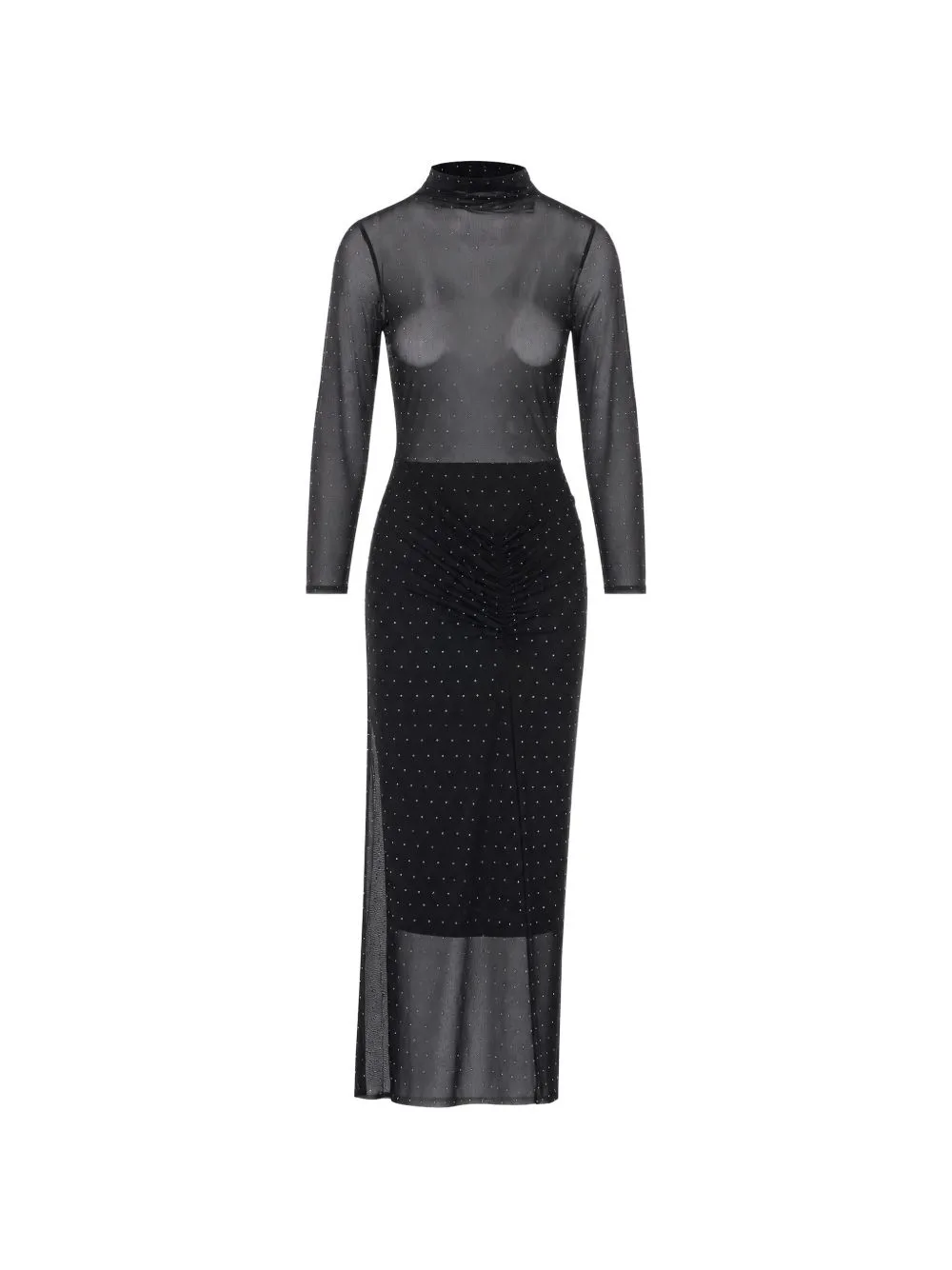 Long Tulle Dress with Rhinestones by LIU JO