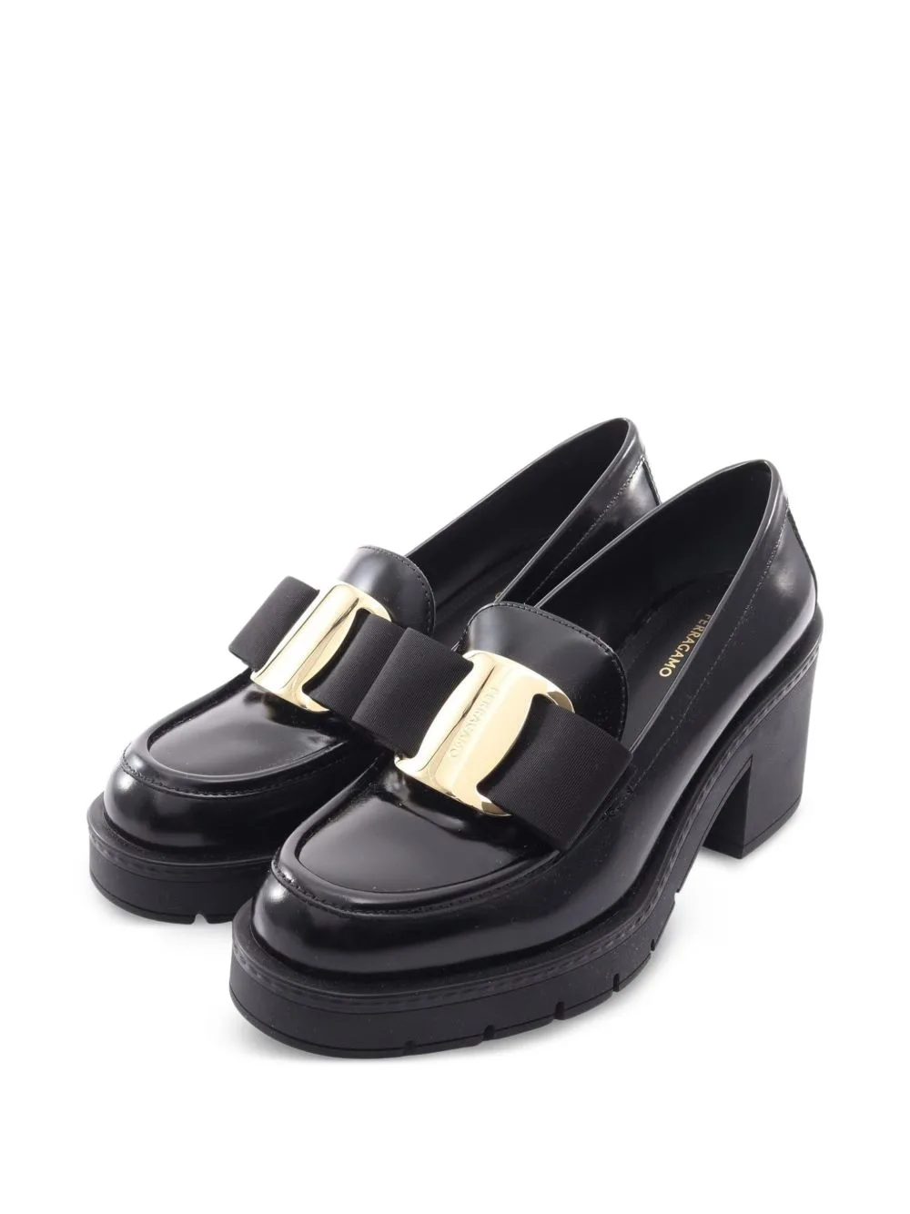 2010s Vara Ribbon Loafers by Ferragamo Pre-Owned