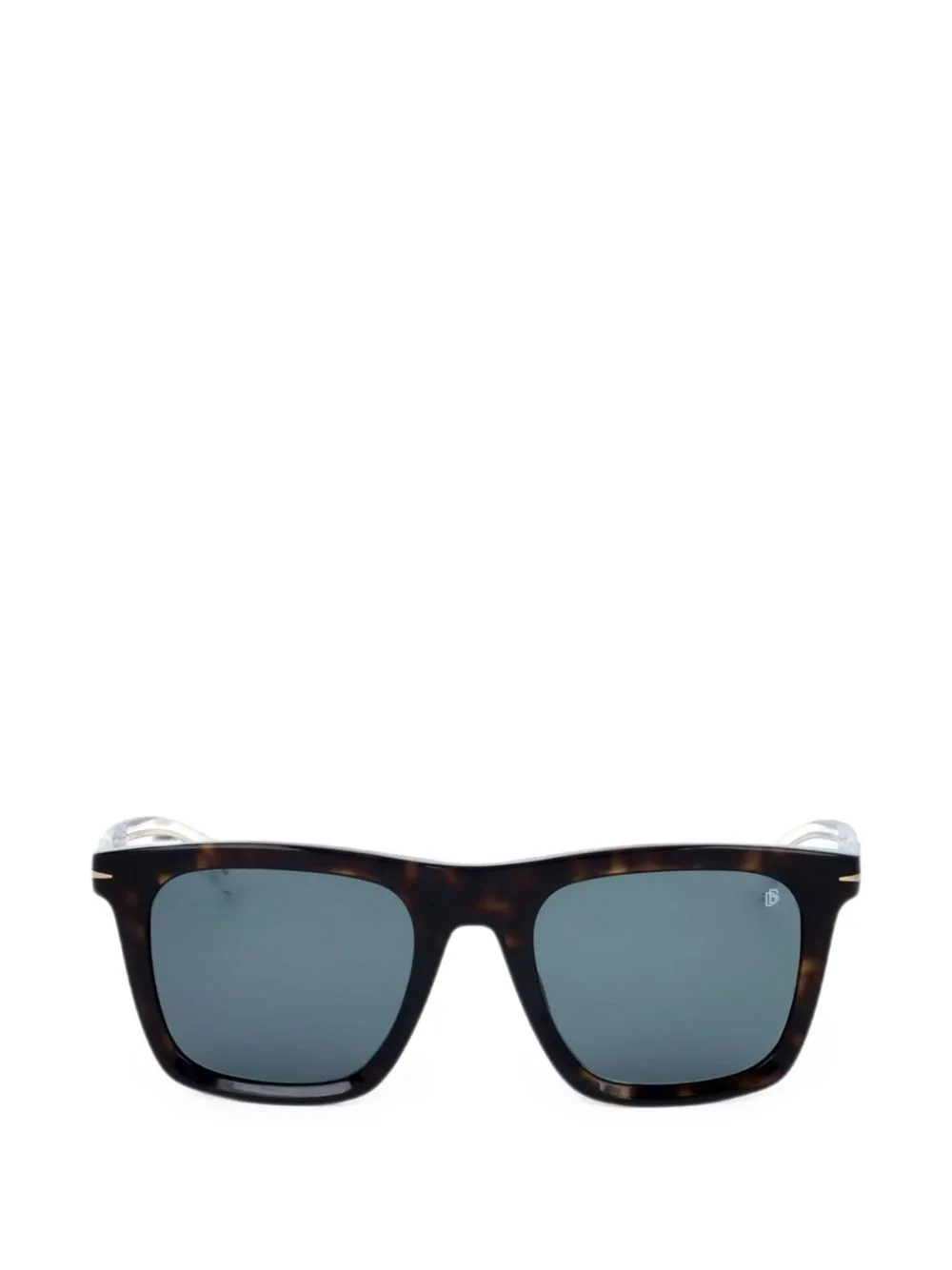 Tortoiseshell-Effect Square-Frame Sunglasses by Eyewear by David Beckham