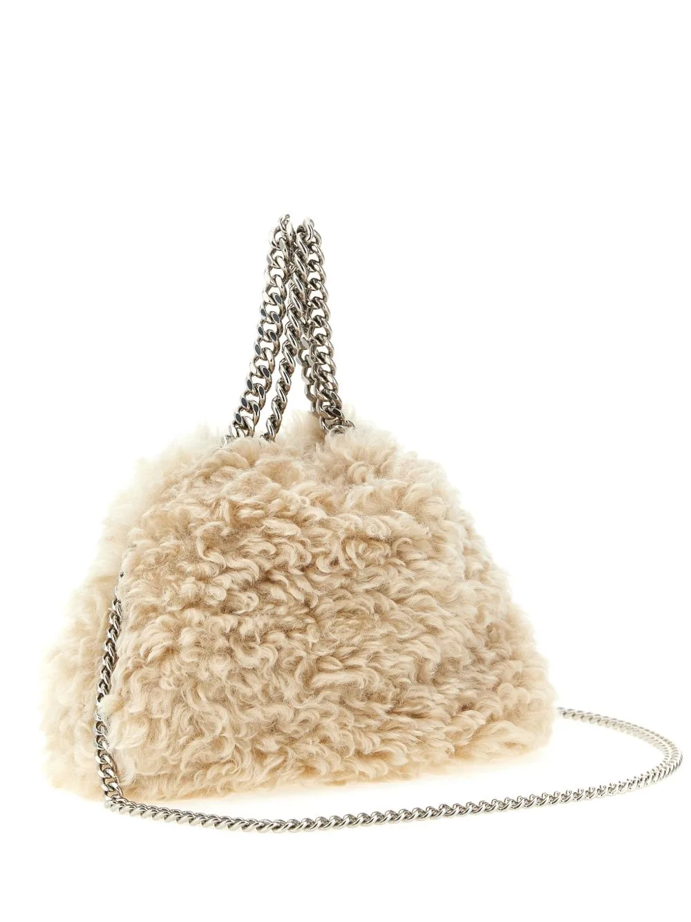 Mini Falabella Shearling-Effect Tote Bag by Stella McCartney