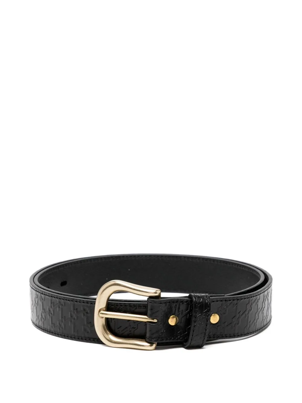 Monogram-Embossed Buckle Belt by THAMES MMXX