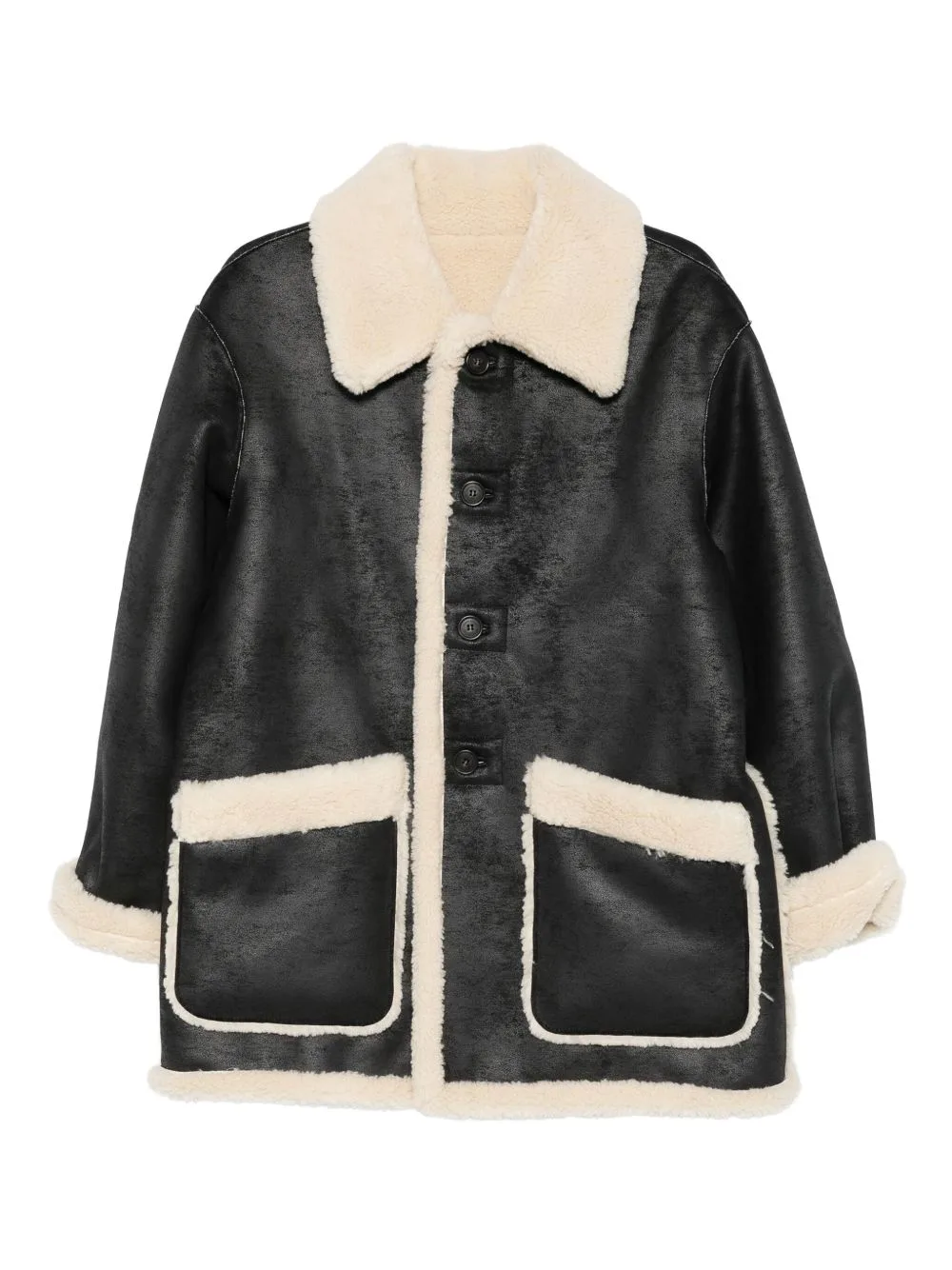 Faux-Leather Jacket by DUNST