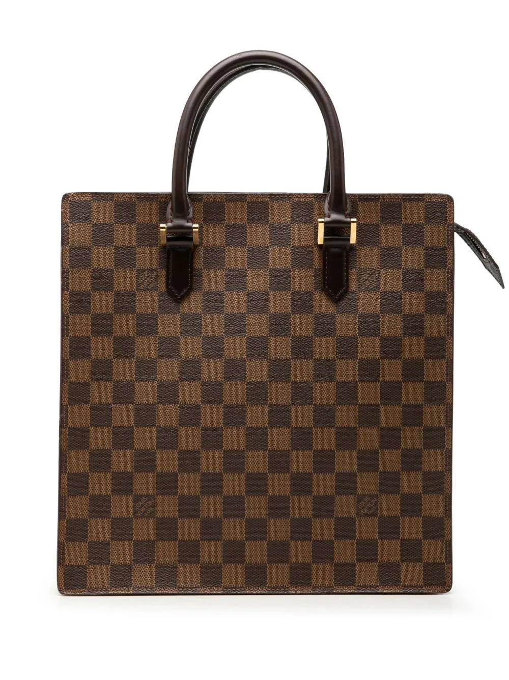 1997 Damier Ebene Venice Sac Plat Tote Bag by Louis Vuitton Pre-Owned
