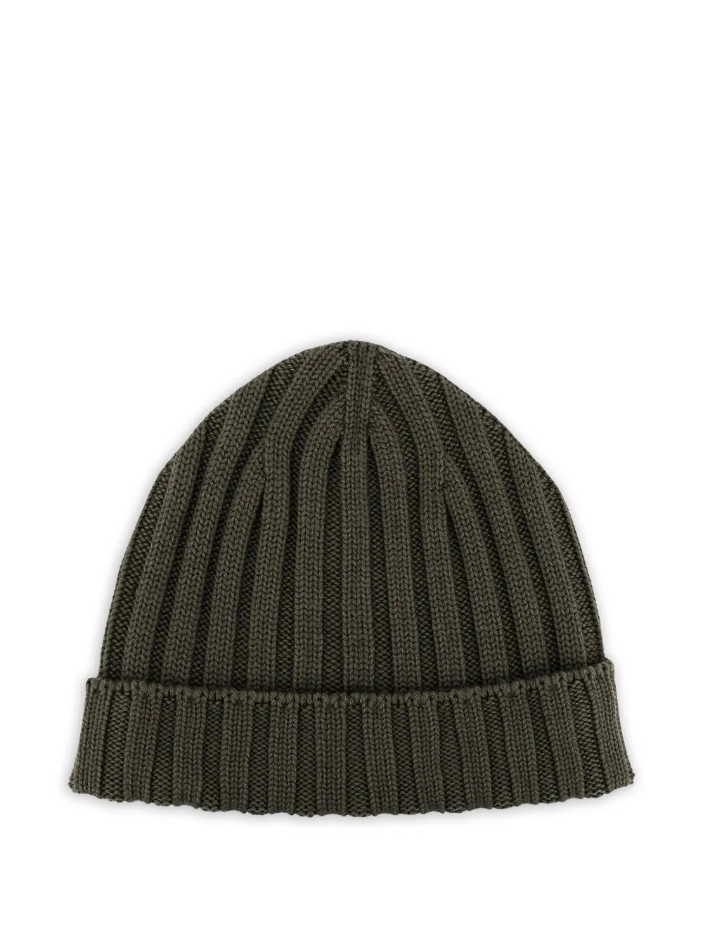 Merino Wool Ribbed Beanie