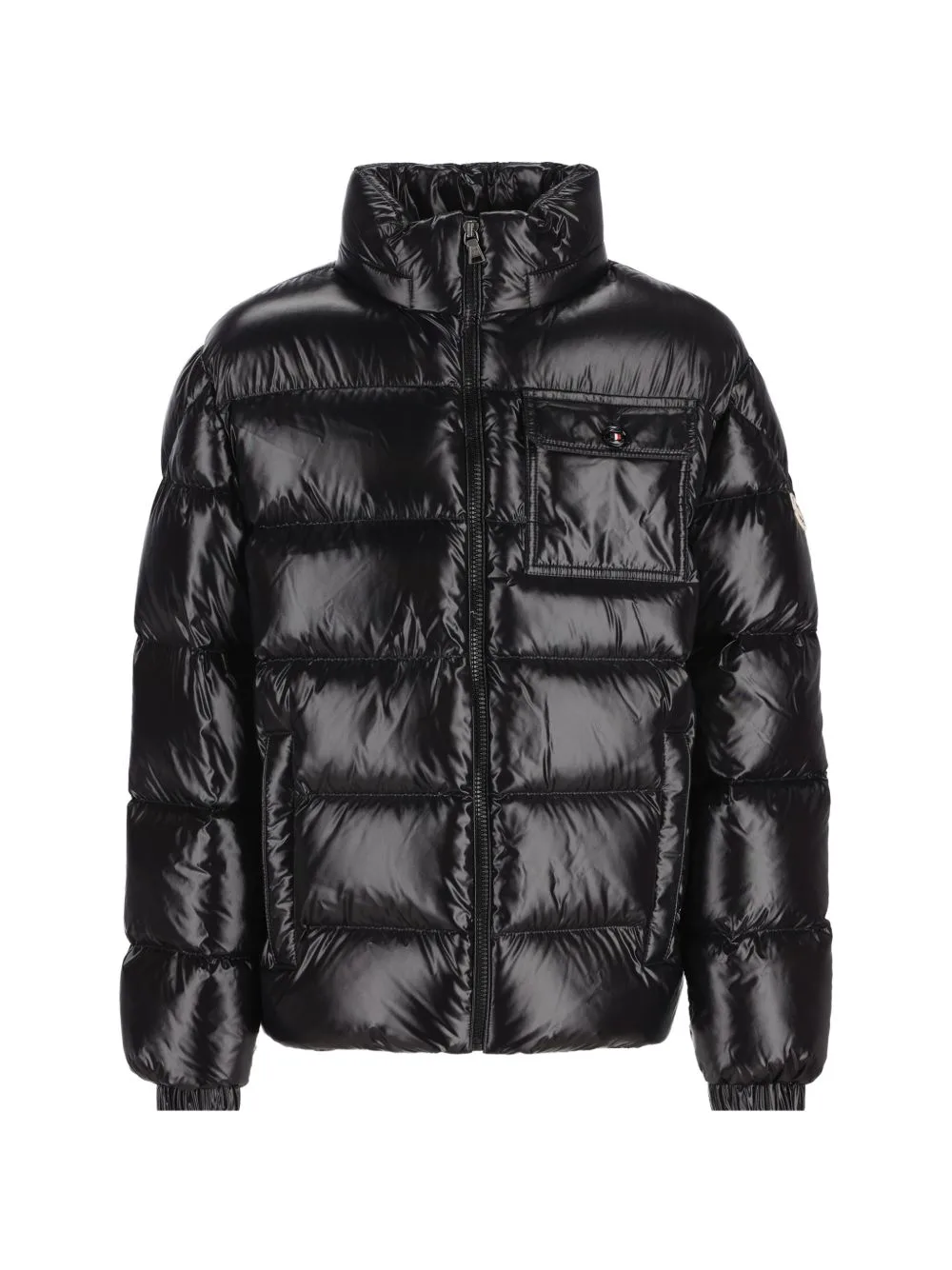 High-Neck Quilted Puffer Jacket by Moncler Enfant