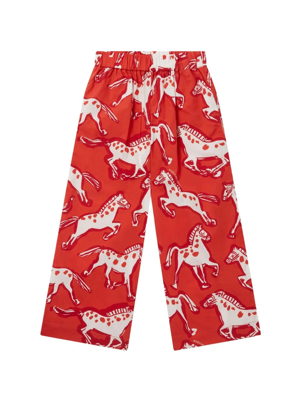 Horse-Print Trousers by Stella McCartney Kids