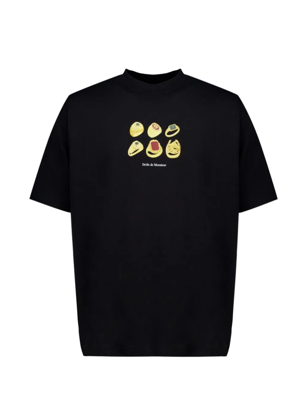 Rings Graphic-Print T-Shirt by Drôle De Monsieur