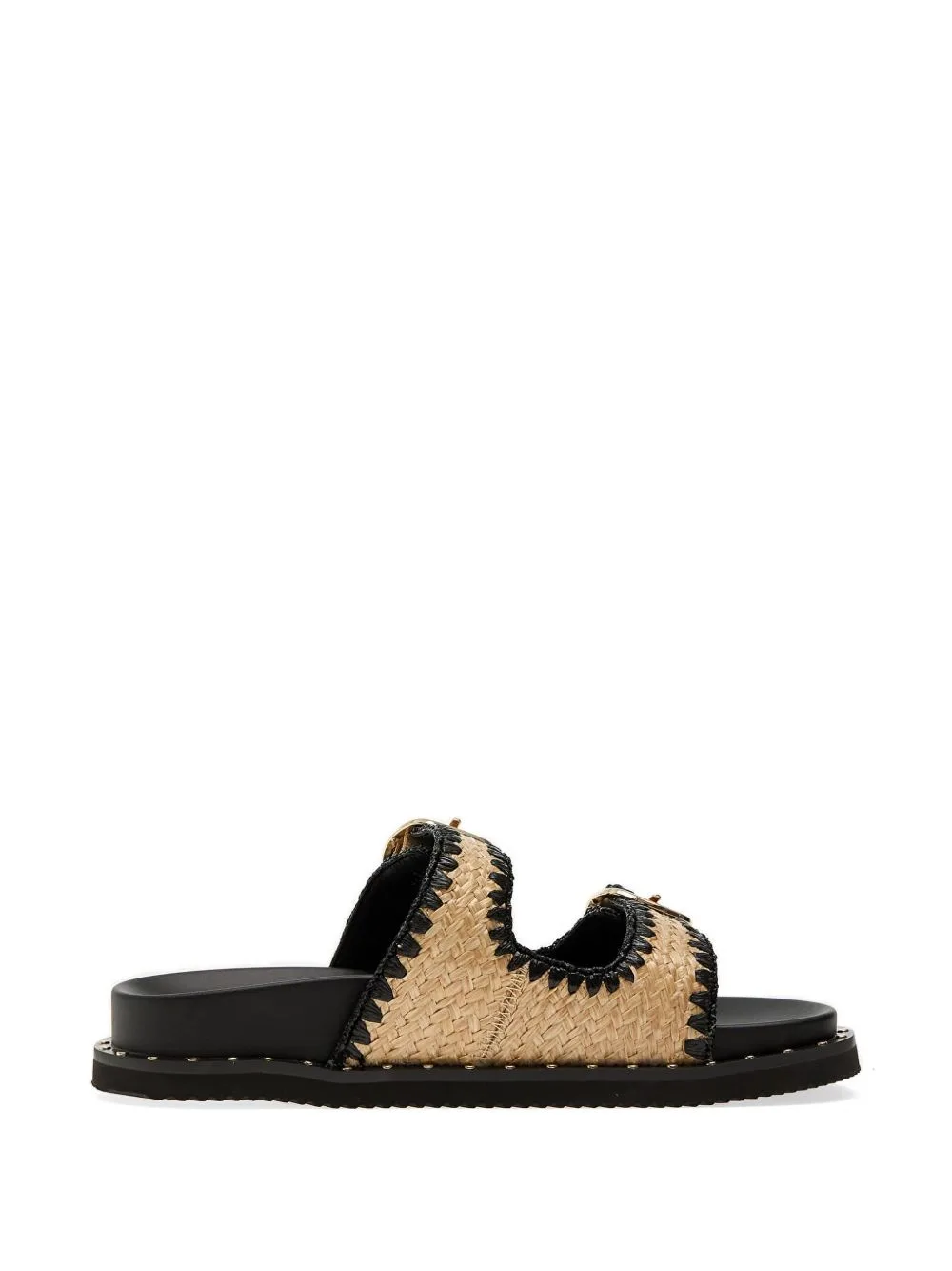 Woven Whipstitch-Trim Slides by Aldo