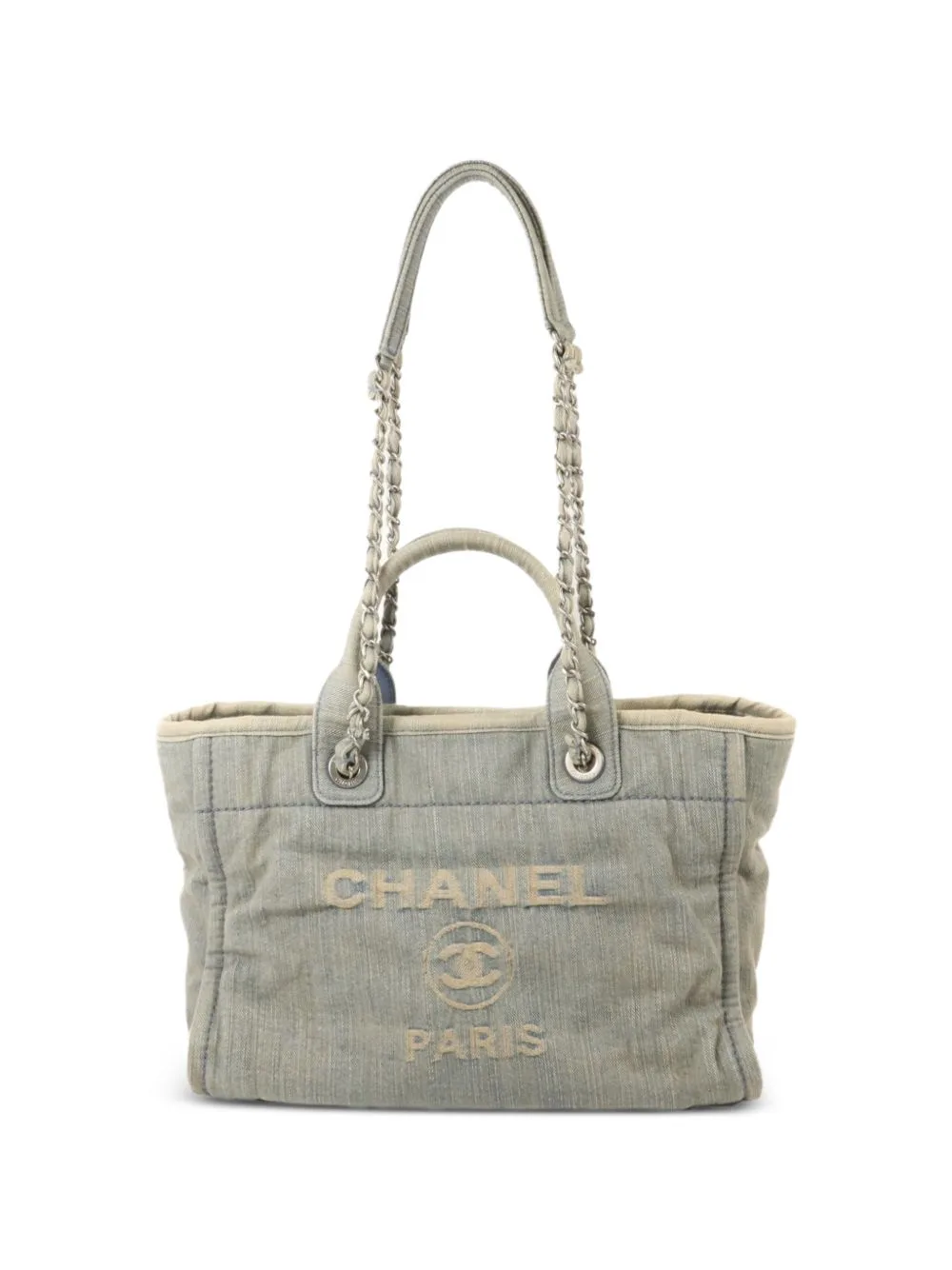 Deauville Denim Tote Bag by CHANEL Pre-Owned