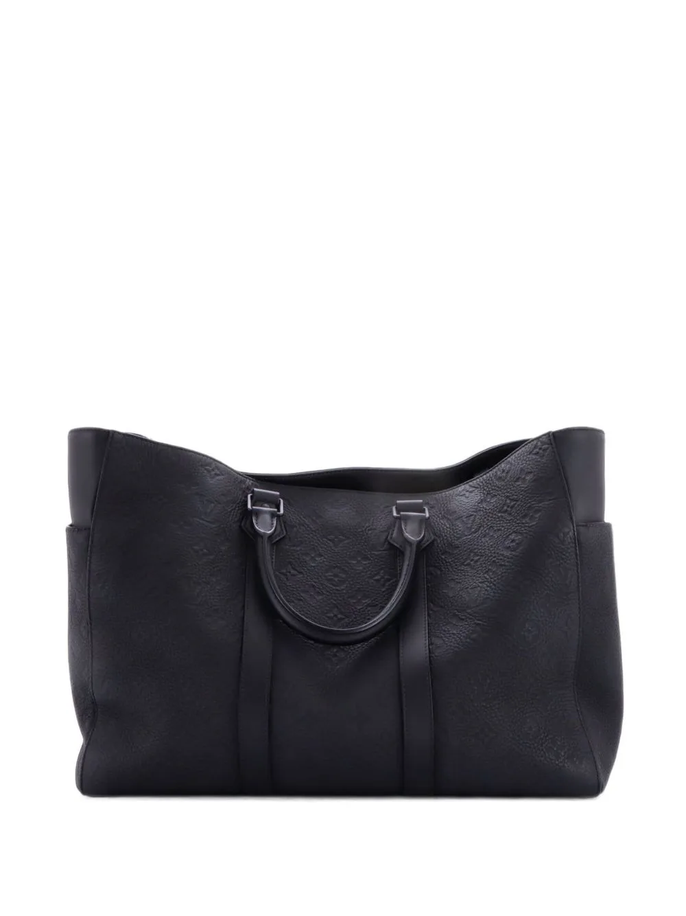 Sac Plat 24H Bag Monogram Taurillon Leather Shoulder Bag by Louis Vuitton Pre-Owned