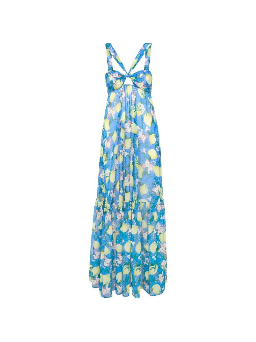 Amalfi Twist Floral-Print Maxi Dress by La Perla