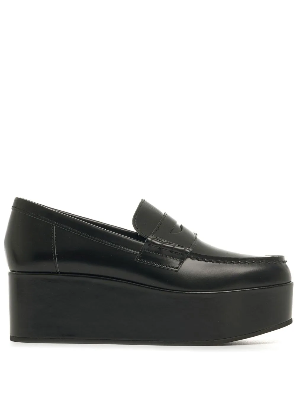 Platform Leather Penny Loafers by Comme Des Garçons Girl