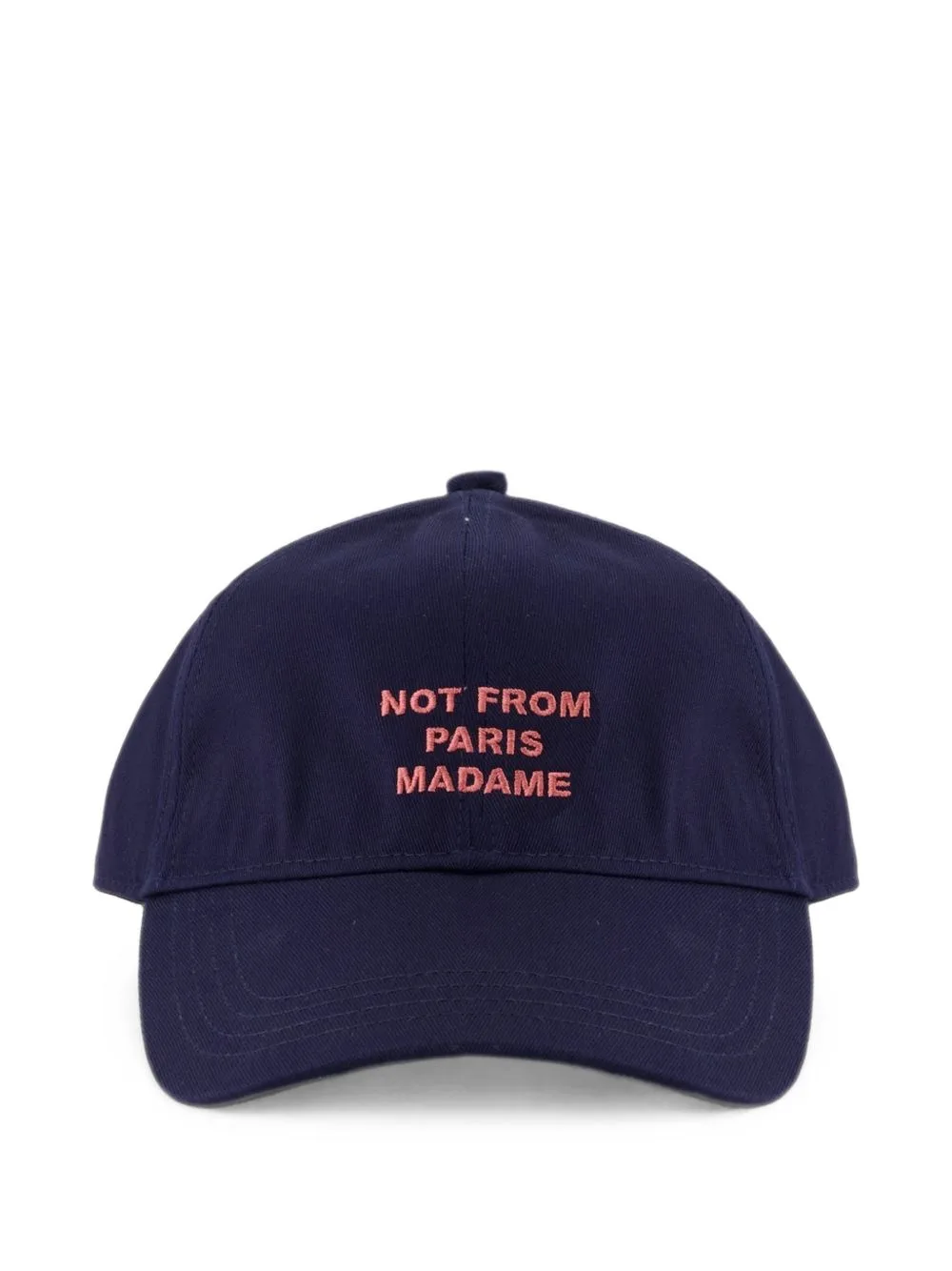 Slogan Embroidered Baseball Cap by Drôle De Monsieur