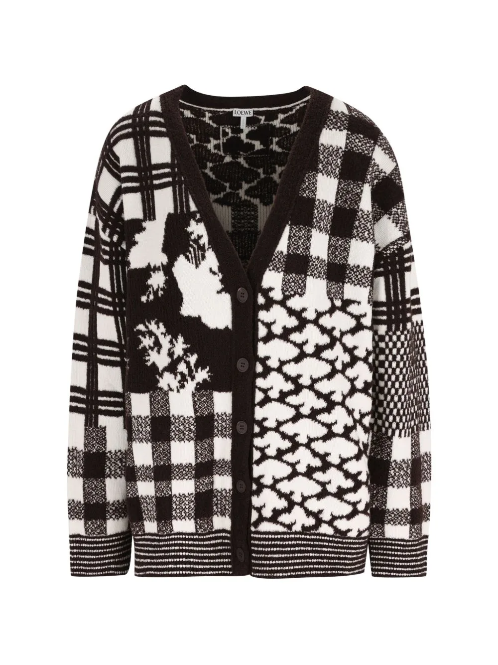 LOEWE x Cosima Von Bonin Intarsia-Knit Cardigan