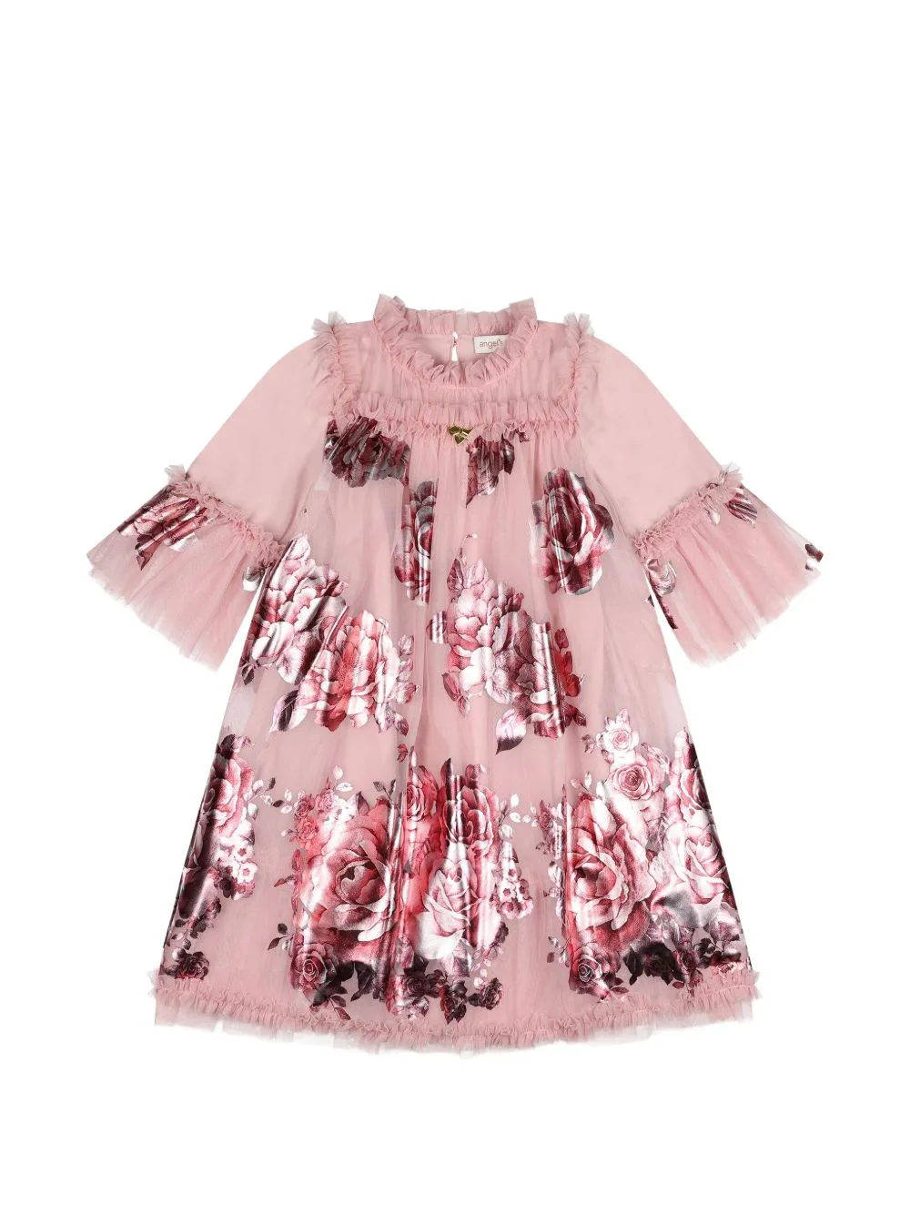Kristi Floral-Print Ruffled Dress by ANGEL'S FACE KIDS