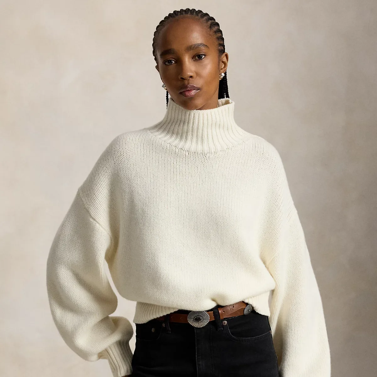 Cashmere Funnelneck Jumper