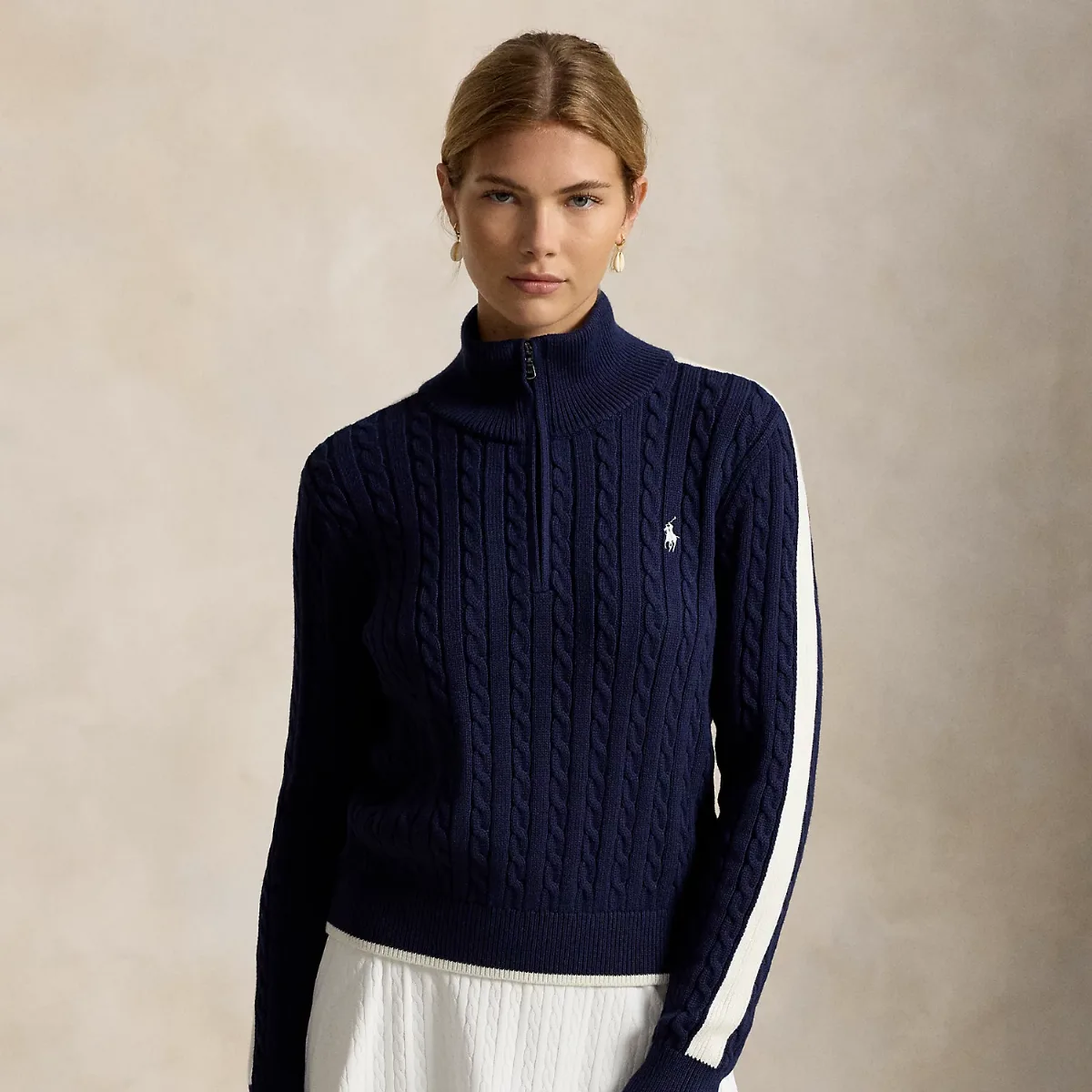 Cable-Knit Quarter-Zip Jumper by Ralph Lauren RLX
