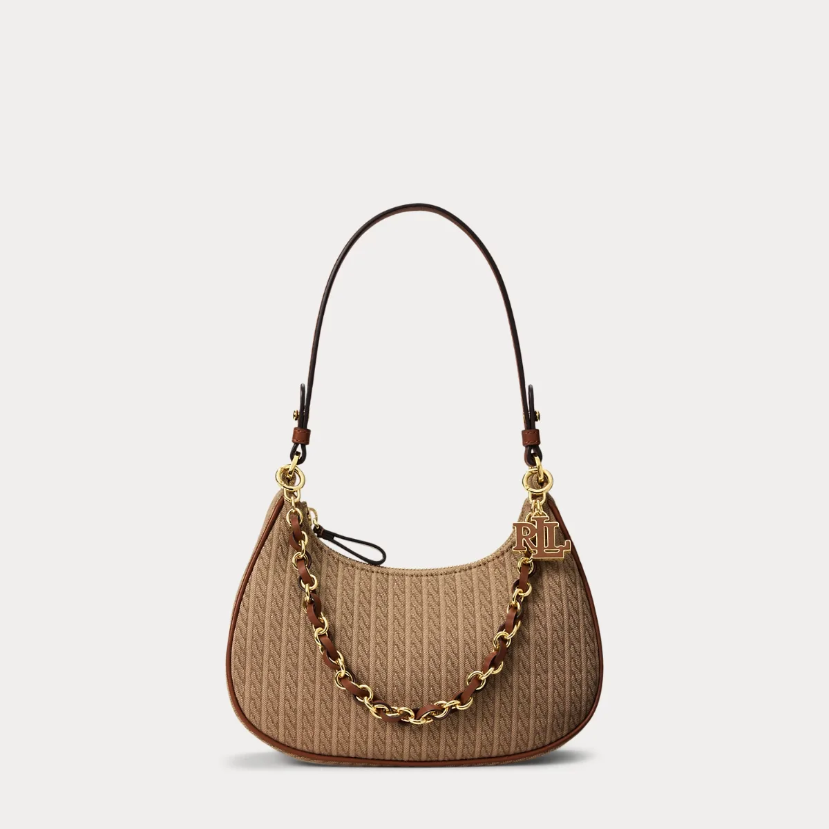 Mini-Cable Medium Marcy Zip Shoulder Bag by Lauren Ralph Lauren