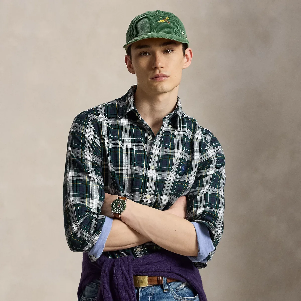 Custom Fit Double-Faced Oxford Shirt by Polo Ralph Lauren