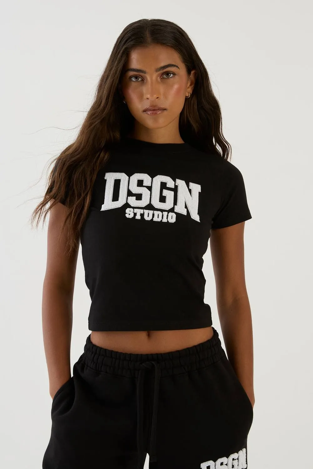 Towelling Applique Baby T-Shirt by DSGN Studio