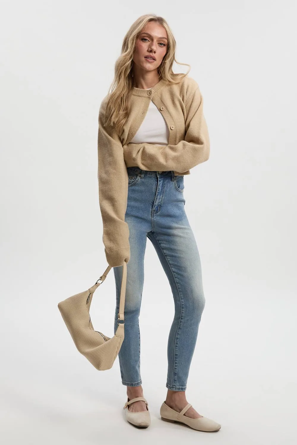 Comfort Stretch High Waist Skinny Jean by boohoo