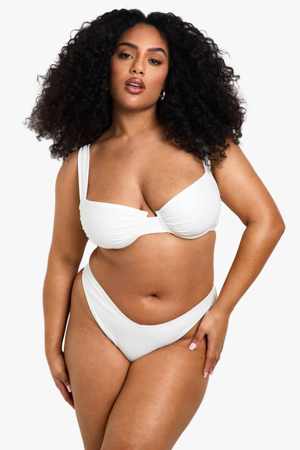 Swimwear Essentials V Front Brief by boohoo