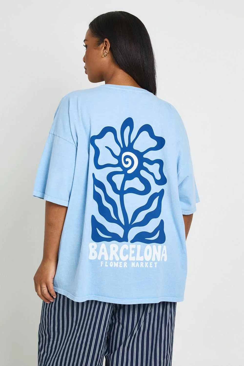 Barcelona Printed T-Shirt by boohoo