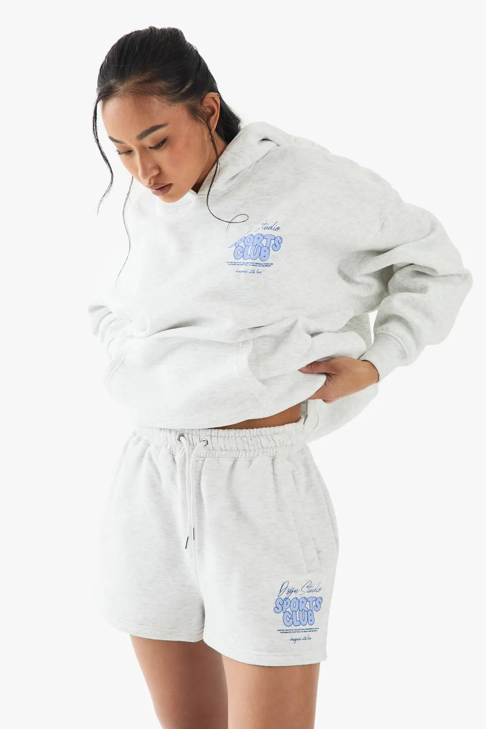 Sports Club Bubble Print Sweat Short by DSGN Studio