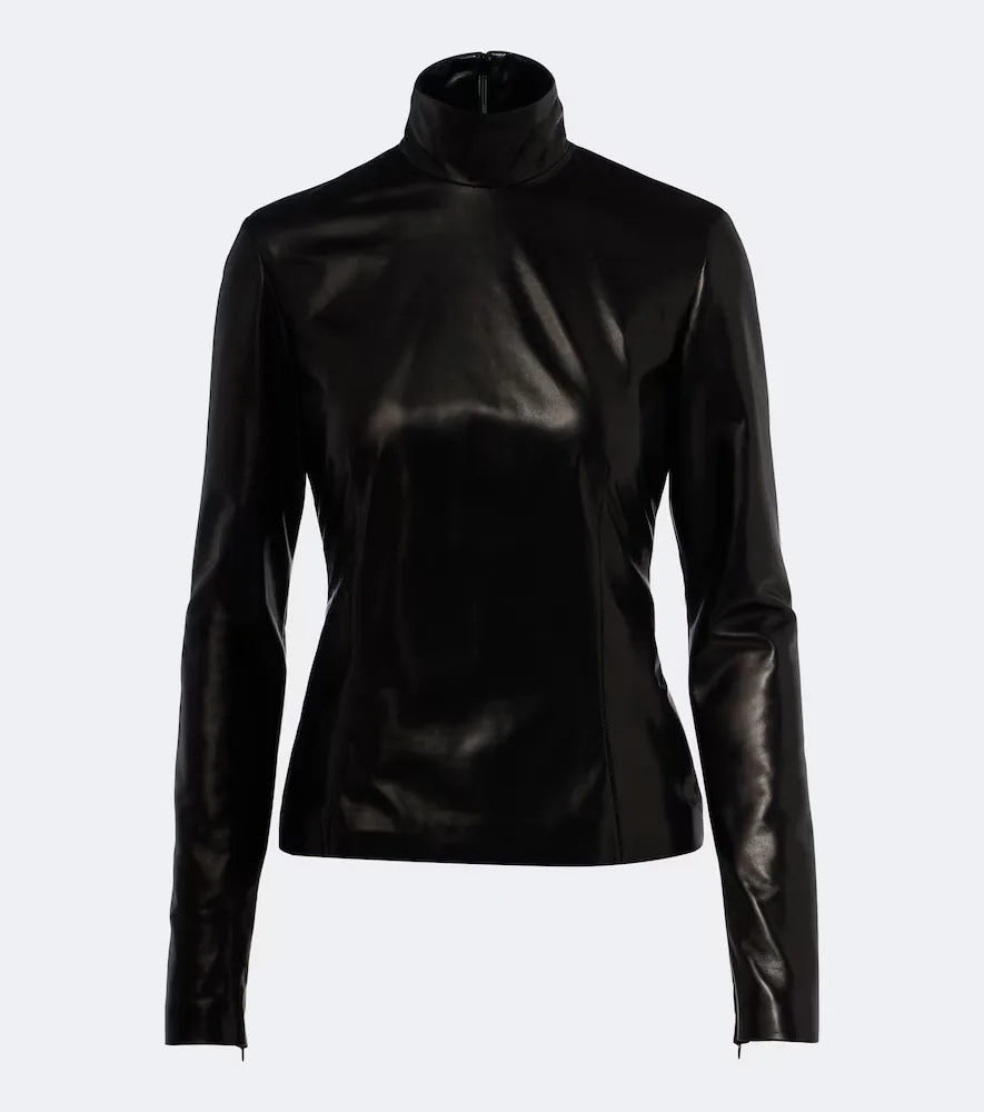Leather Top by Gucci