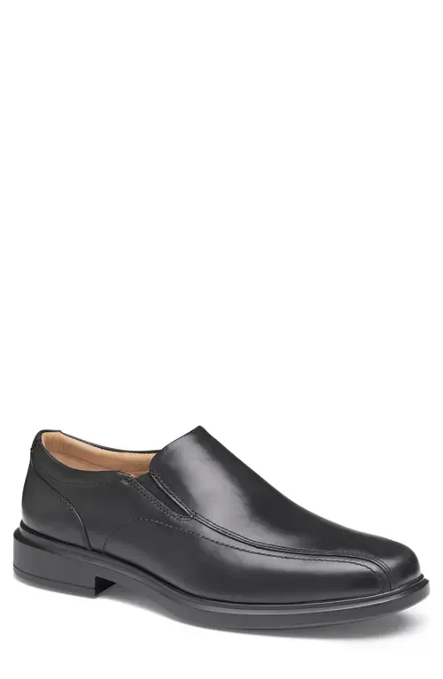 XC4® Stanton 2.0 Runoff Venetian Loafer in Black Waterproof Full Grain by Johnston & Murphy