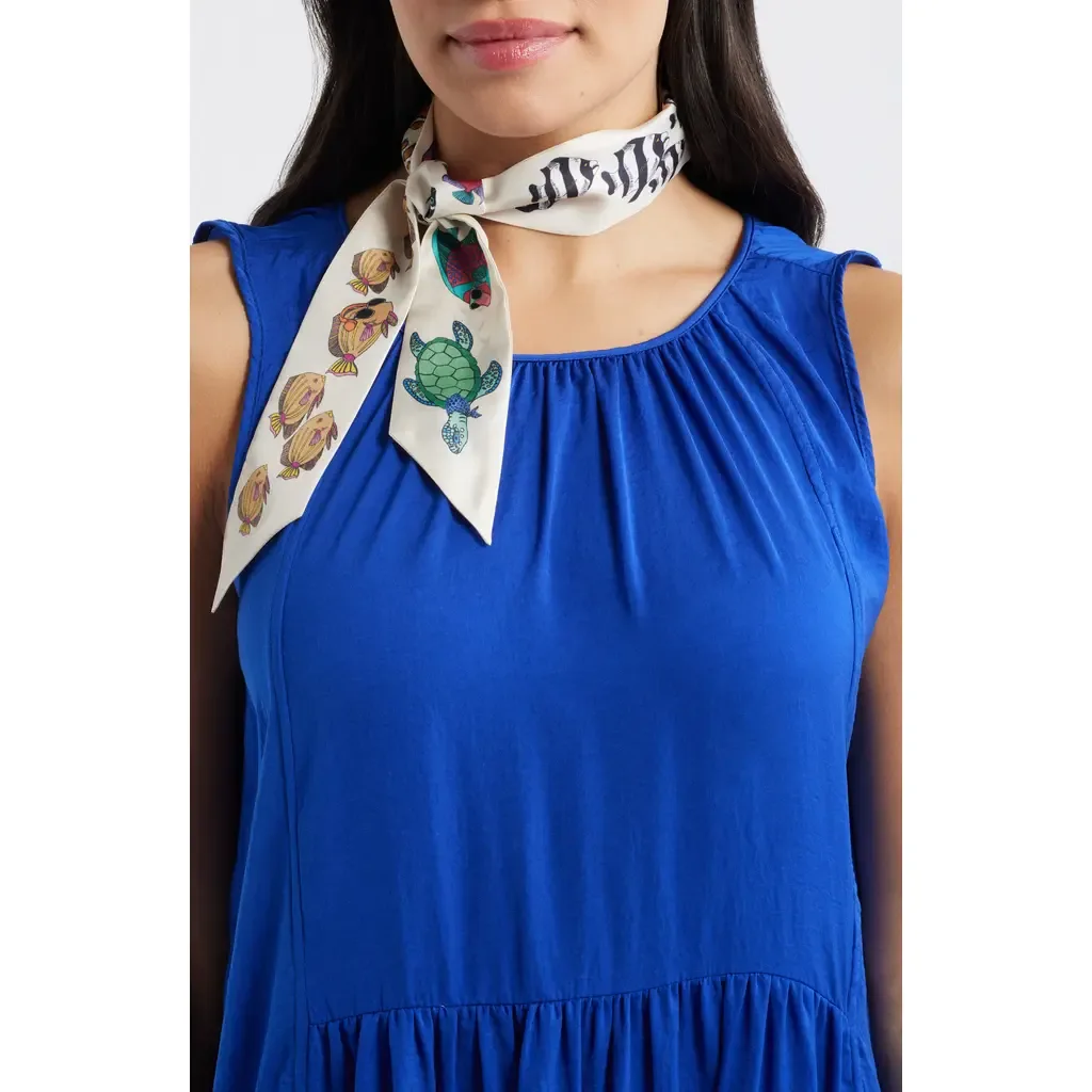 At Sea Silk Ribbon Scarf by Echo