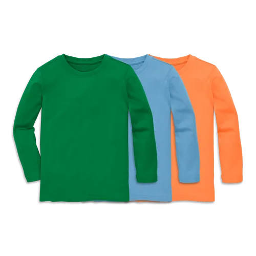 Long Sleeve Classic Tee 3 Pack by Primary