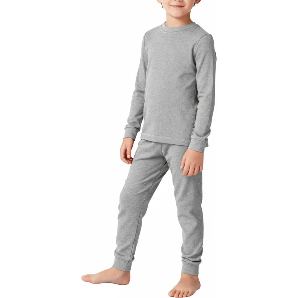 Soft & Cozy Thermal Long Johns 2-Piece Set by CITY THREADS