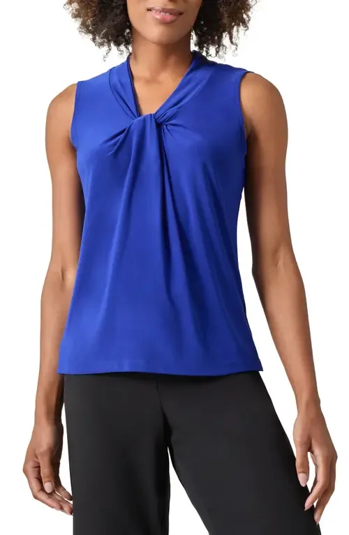 Sleeveless Knot Front Jersey Top by KASPER