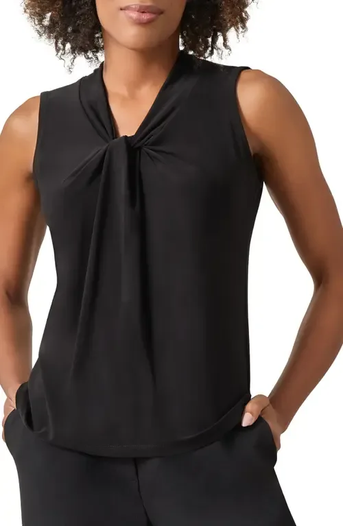 Sleeveless Knot Front Jersey Top