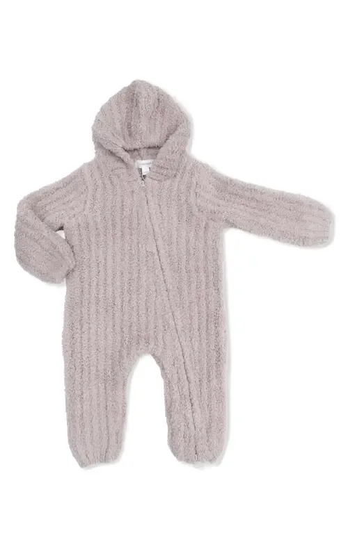 Chenille Hooded Romper - Stone by Angel Dear