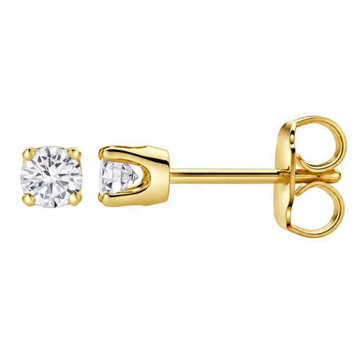 Seraph 0.75 ct tw Lab Grown Round Diamond Studs 14K Gold Earrings by LuvMyJewelry