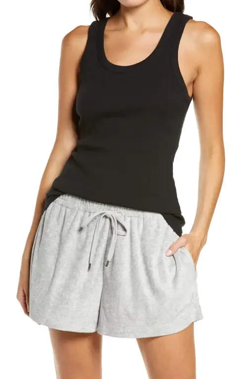 Ribbed Shelf Bra Tank by Papinelle