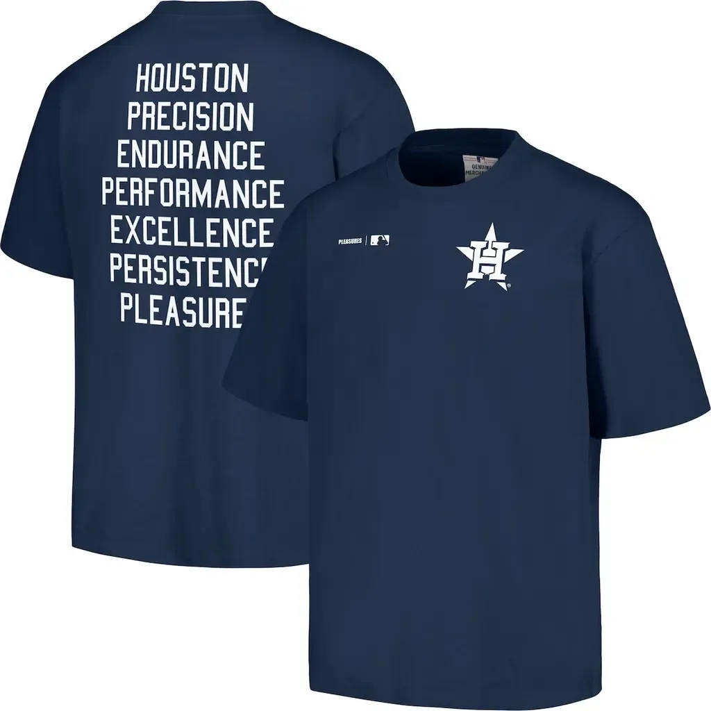 Pleasures Houston Astros Precision T-Shirt by PLEASURES