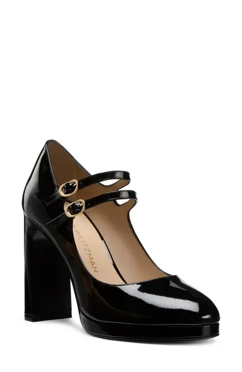 Babette Platform Mary Jane Pump by Stuart Weitzman