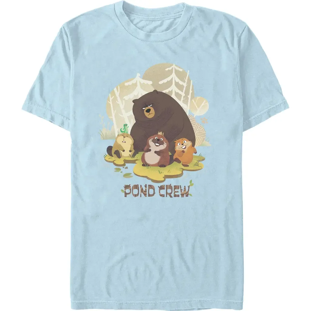 Beaver Pond Crew Short Sleeve Graphic T-Shirt by Hoppers