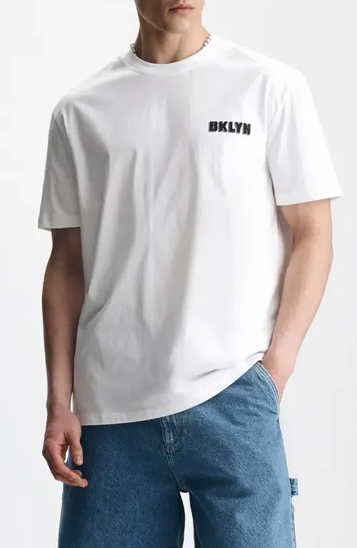 Freshly Opened Cotton Graphic T-Shirt by Brooklyn Industries