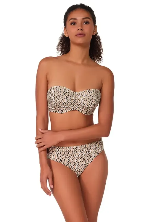 Loretta Bandeau Bikini Swimsuit Top - DD Cup
