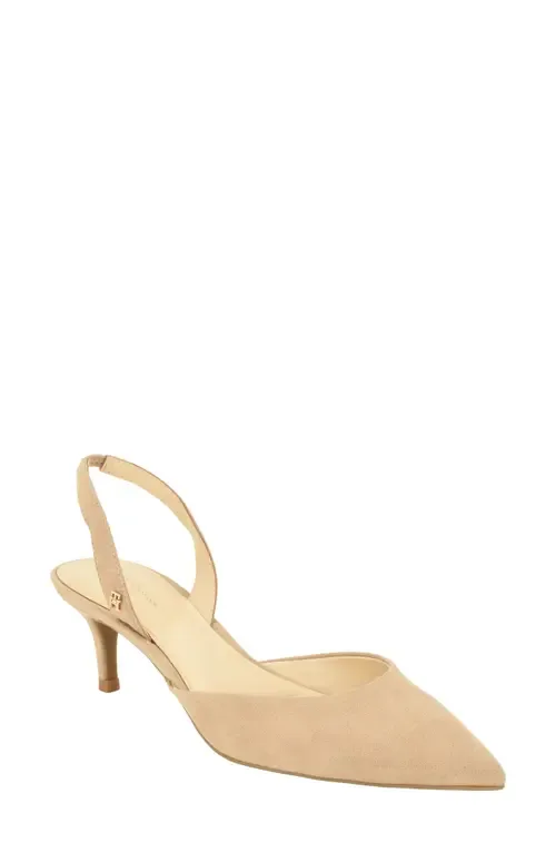 Tanna Slingback Pointed Toe Kitten Heel Pump