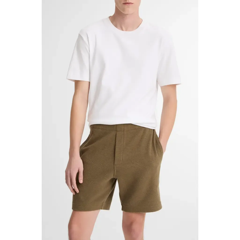 Bouclé Pull-On Shorts by Vince