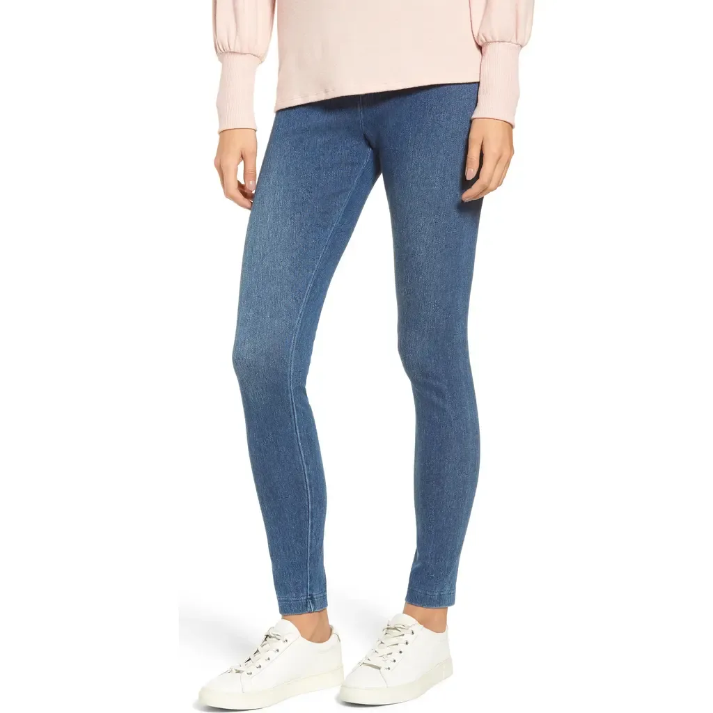 Lyssentials High Waist Denim Leggings by Lysse