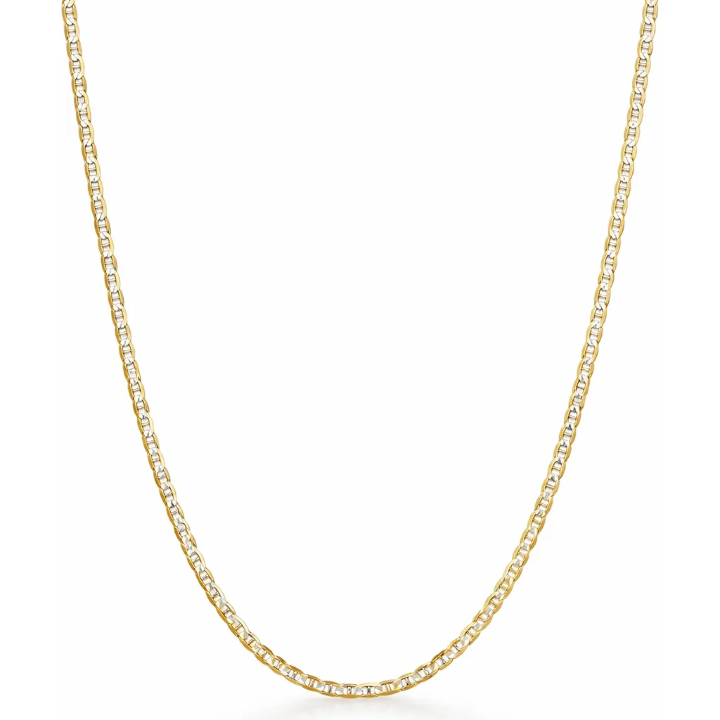 Two-Tone Sterling Silver Necklace